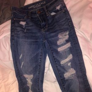 Ripped denim American Eagle jeans